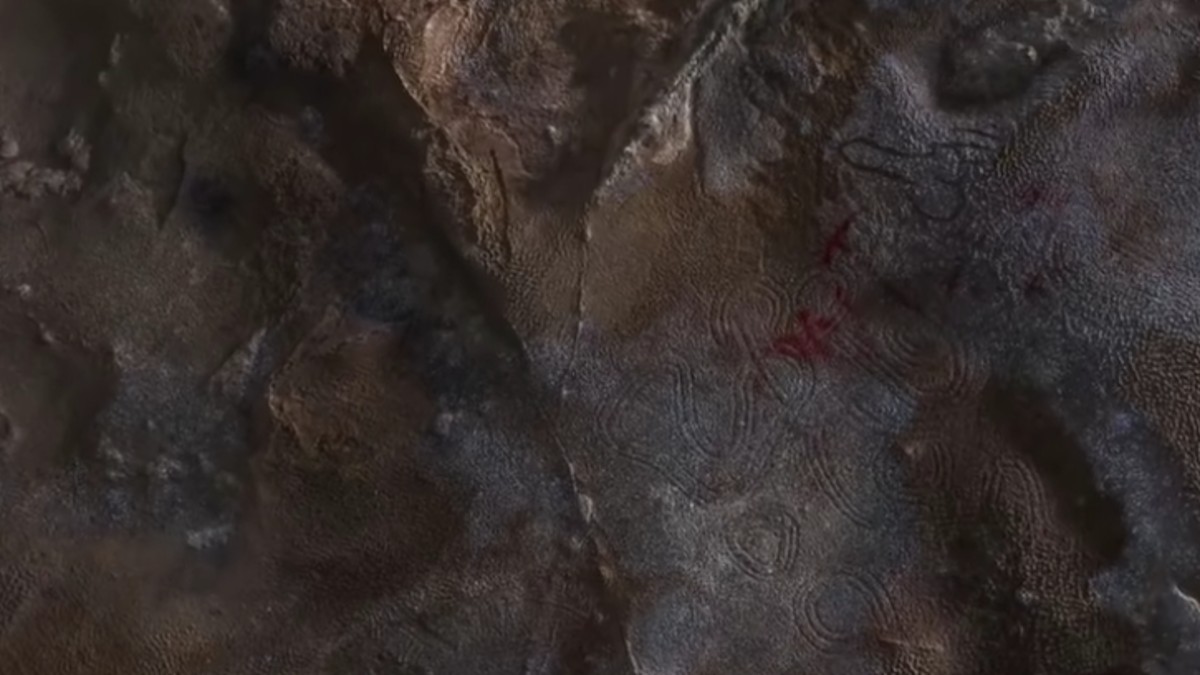 Hallan en una cueva de Alabama dibujos rupestres de nativos desconocidos Hallan en una cueva de Alabama dibujos rupestres de nativos desconocidos