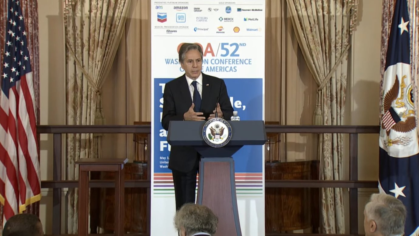 Blinken espera pacto migratorio “beneficioso” en Cumbre de las Américas