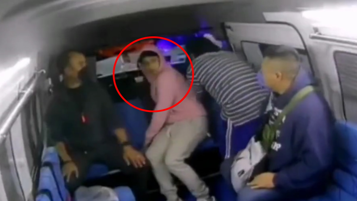 #Video Pasajeros someten a asaltante en Naucalpan
