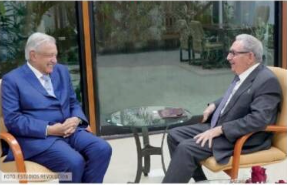 El encuentro AMLO-Raúl Castro