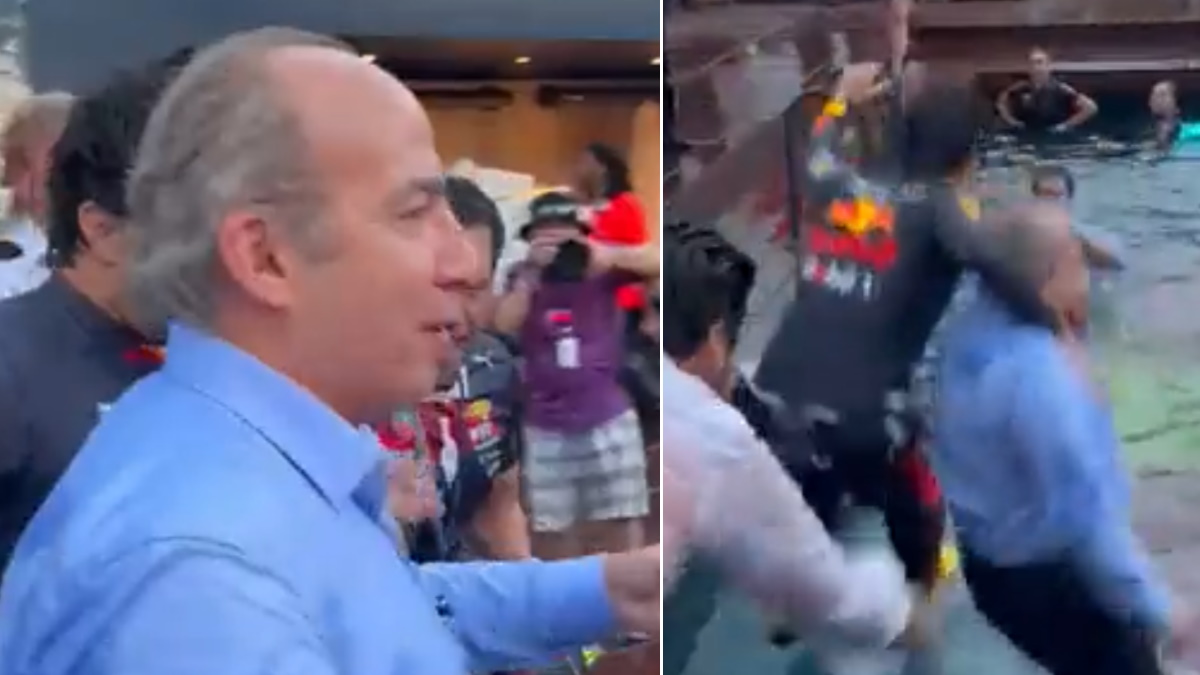 #Video Felipe Calderón celebra triunfo en Mónaco con ‘Checo’ Pérez #Video Felipe Calderón celebra triunfo en Mónaco con ‘Checo’ Pérez