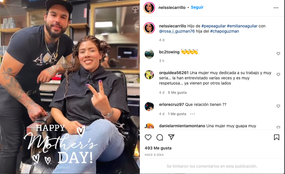 Difunden foto del primogénito de 'Pepe' Aguilar con supuesta hija de 'El Chapo' Guzmán - emiliano-aguilar-primogenito-del-cantante-pepe-aguilar-y-rosa-isela-guzman-ortiz