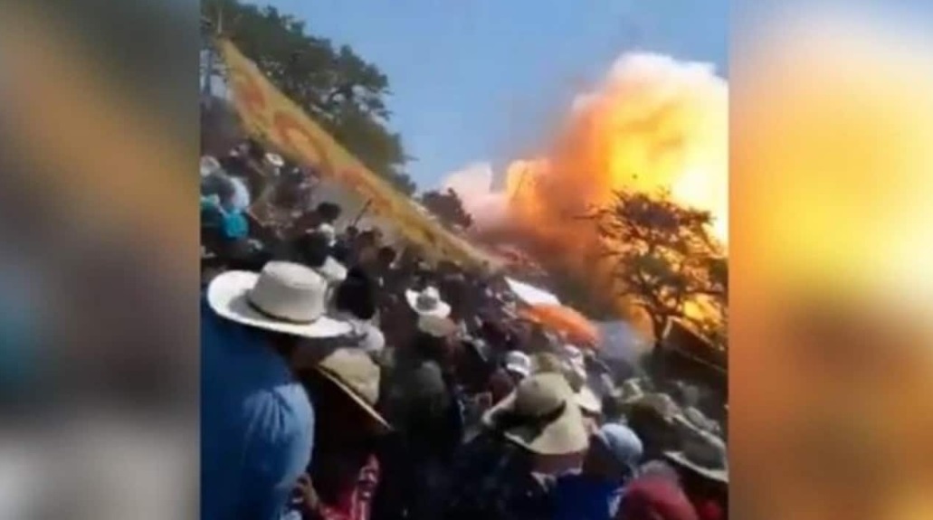 #Video Explosión de pirotecnia en Hidalgo deja 15 heridos