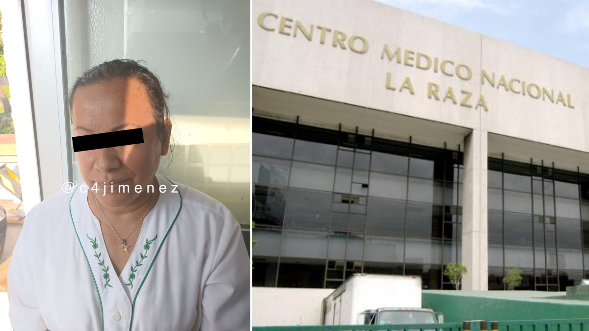 Detienen a enfermera del Hospital de La Raza por robo de insumos médicos Detienen a enfermera del Hospital de La Raza por robo de insumos médicos
