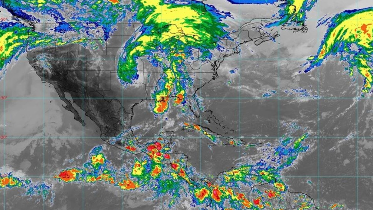 Pronostican lluvias intensas en el sureste de México