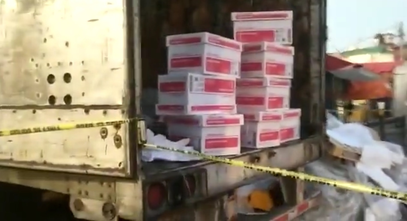 #Video Recuperan en CDMX tráiler robado en Edomex; hay 12 detenidos