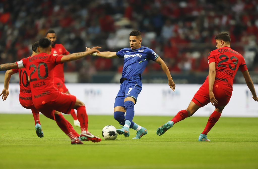 Toluca vence al Bayer Leverkusen con gol de Alexis Canelo - toluca-vence-al-bayer-leverkusen-con-gol-del-argentino-alexis-canelo-2-1024x672