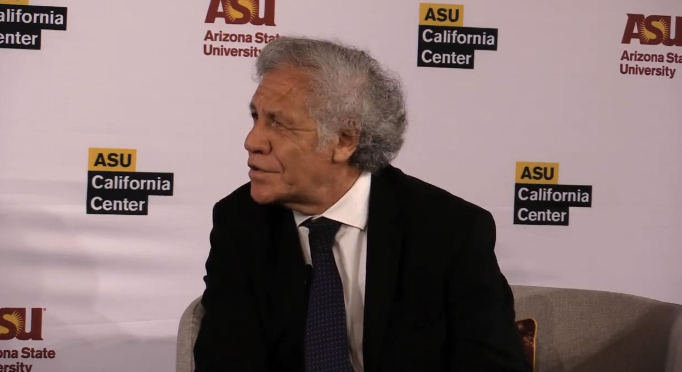 #Video Joven interrumpe a gritos a Luis Almagro; “Eres un mentiroso”, responde