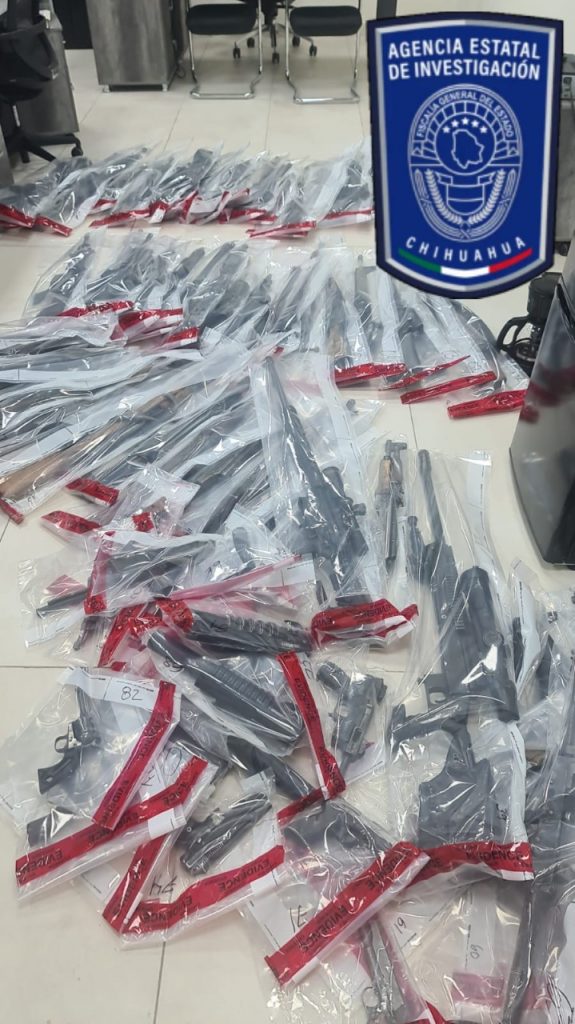 Rescatan a víctima de secuestro y aseguran arsenal en Urique - armas-de-fuego-aseguradas-en-operativo-en-urique