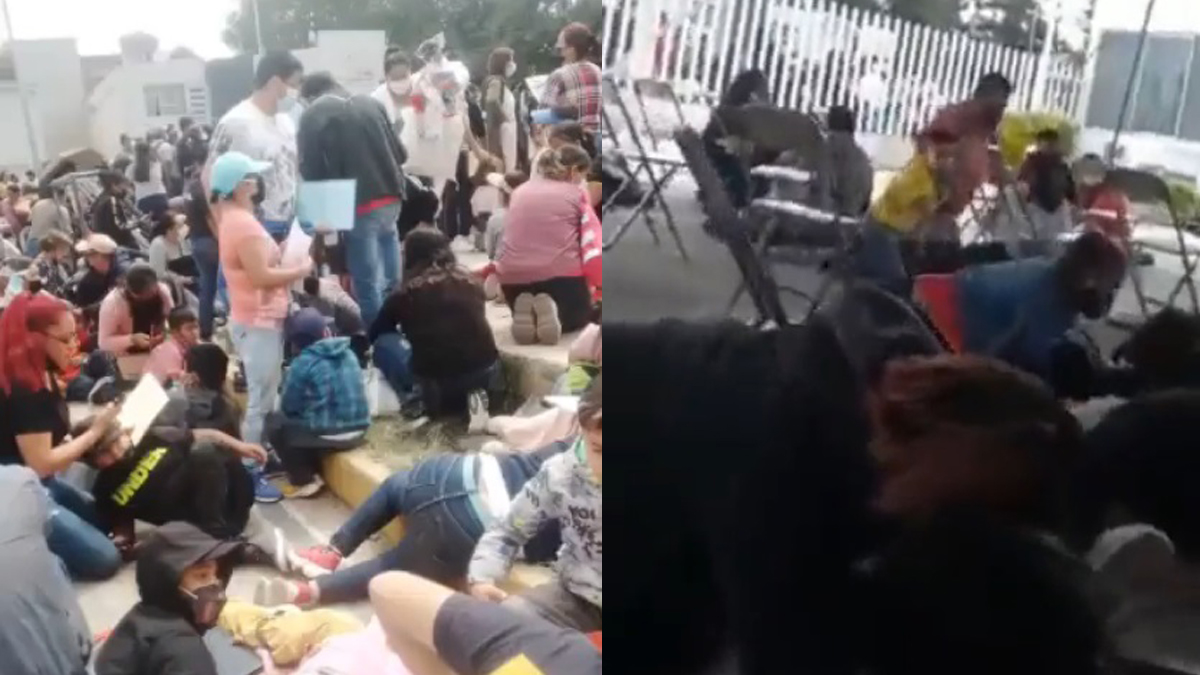 #Video Tiroteo en fila de vacunación infantil en Puebla deja al menos 4 heridos #Video Tiroteo en fila de vacunación infantil en Puebla deja al menos 4 heridos