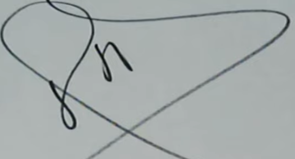 Análisis grafológico de la firma de José Manuel del Río