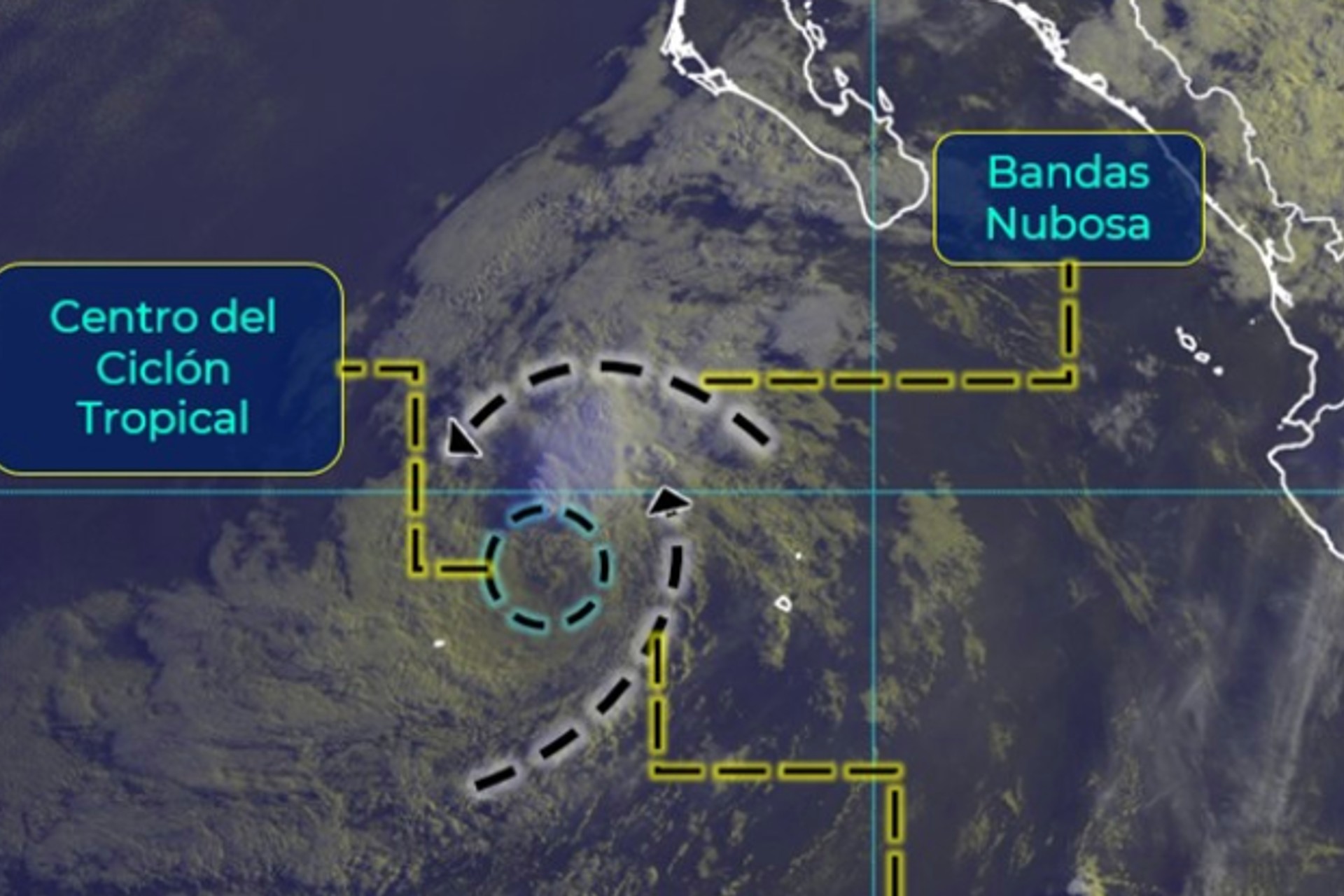 Blas se debilita a baja presión remanente y deja de afectar a territorio mexicano