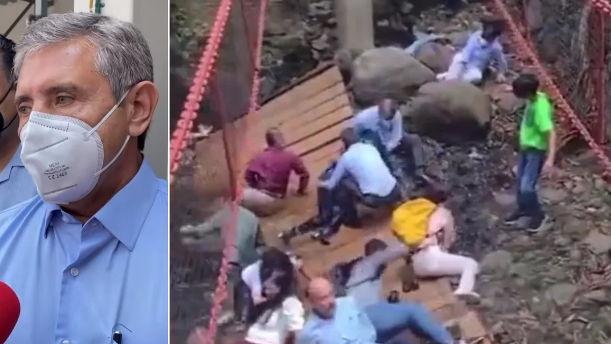 Imprudencia provocó colapso de puente colgante en Cuernavaca, Morelos