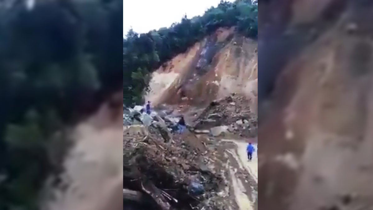#Video Lluvias causan deslave de cerro en Guerrero