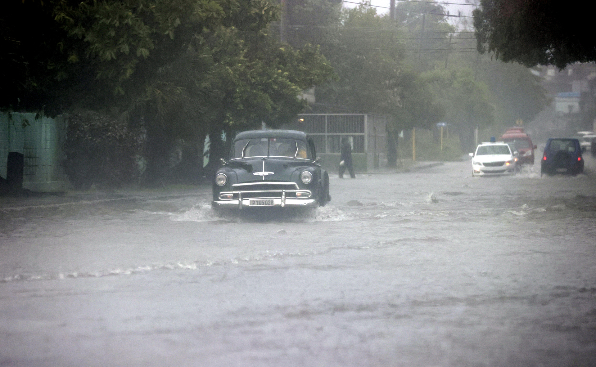 Fuertes lluvias azotan el occidente de Cuba por paso de tormenta tropical