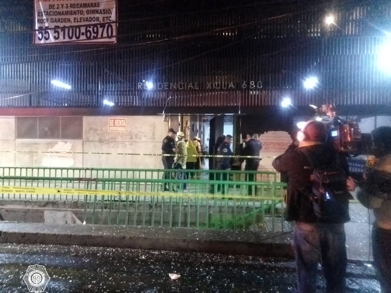 Explosión en departamento de la Benito Juárez deja dos heridos Explosión en departamento de la Benito Juárez deja dos heridos