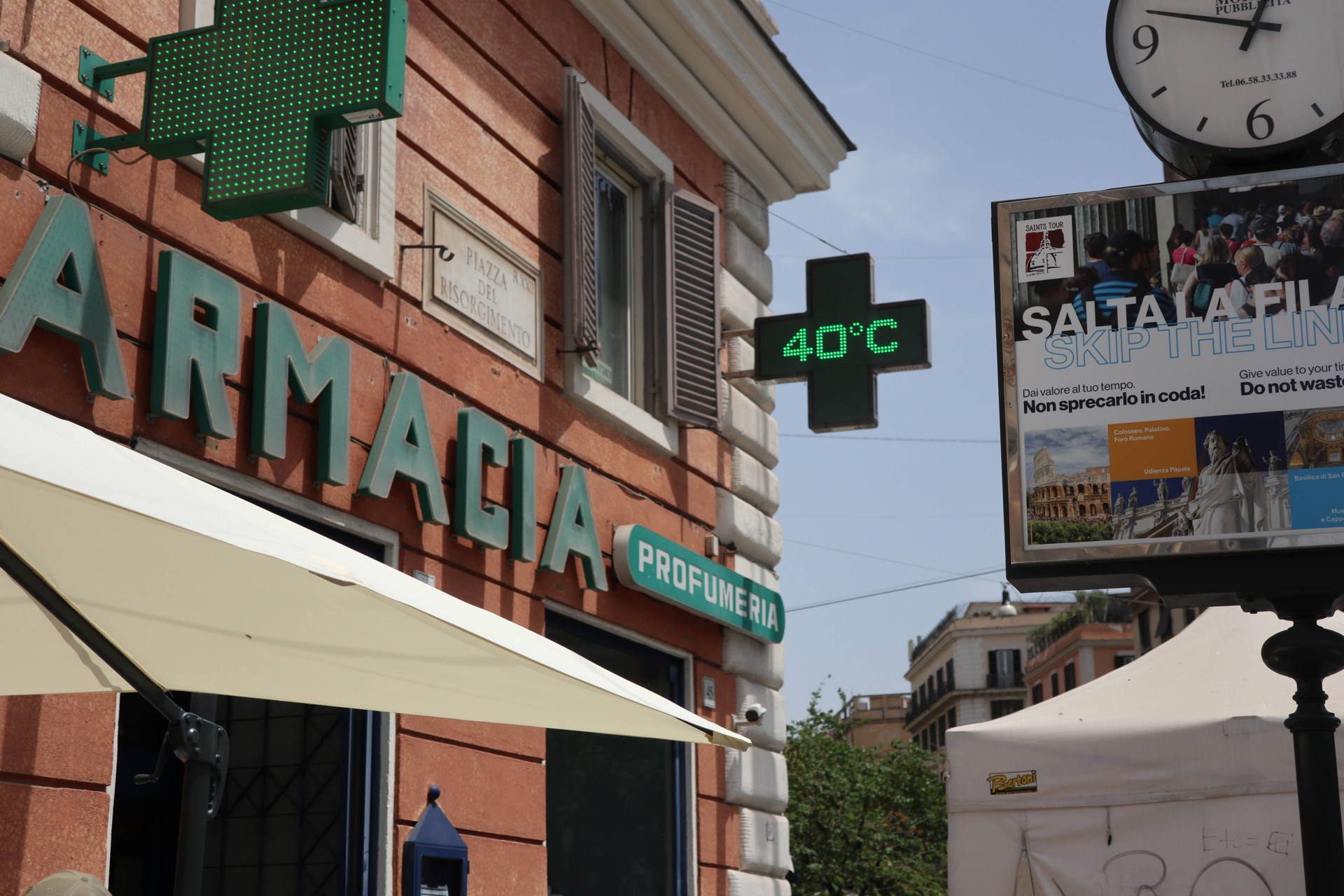 La ola de calor y la sequía azotan toda Italia