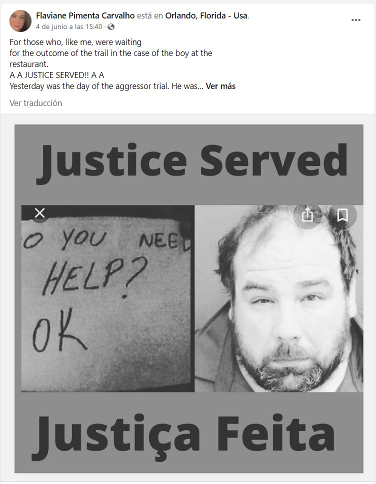 Sentencian a sujeto en Florida por "abuso infantil agravado"; menor fue ayudado por una mesera - orlando-florida-estados-unidos