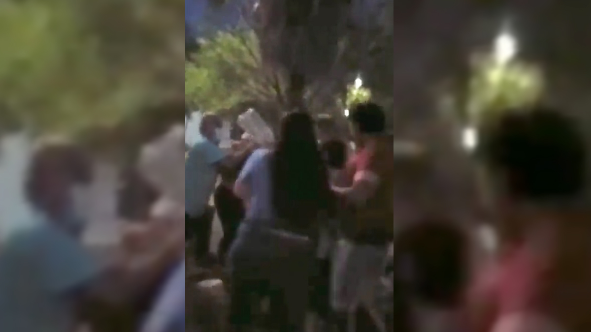 #Video Pelean a botellazos en Nuevo León por agua