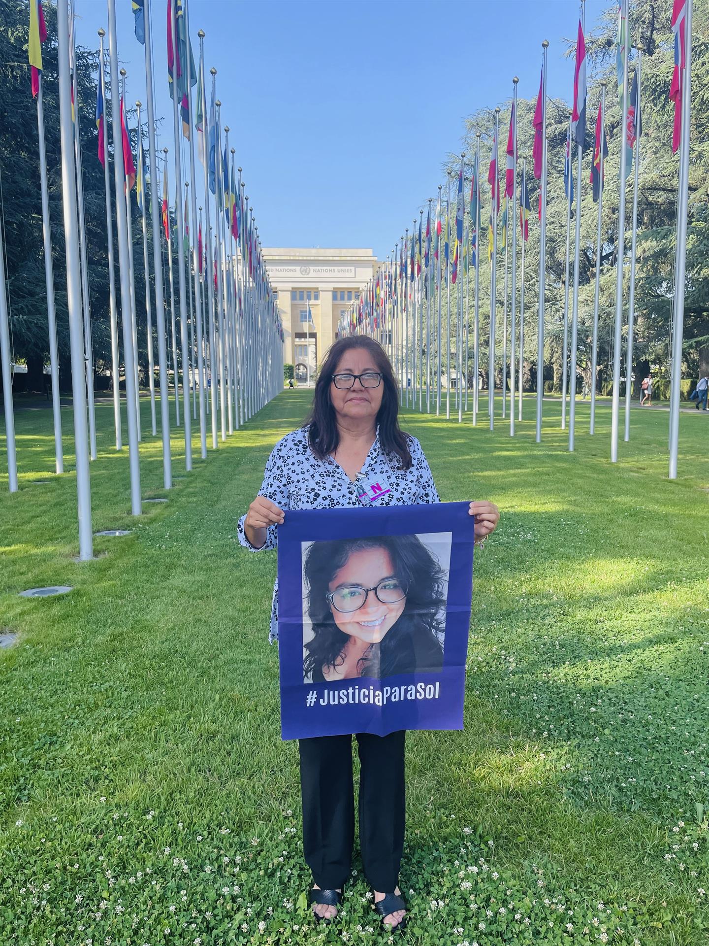 Una madre busca en la ONU justicia para su hija asesinada en México