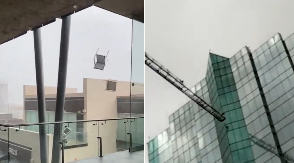 Fuertes vientos azotan Hermosillo