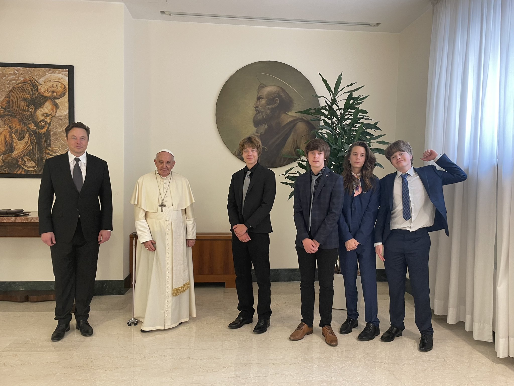 Papa Francisco se reúne con Elon Musk