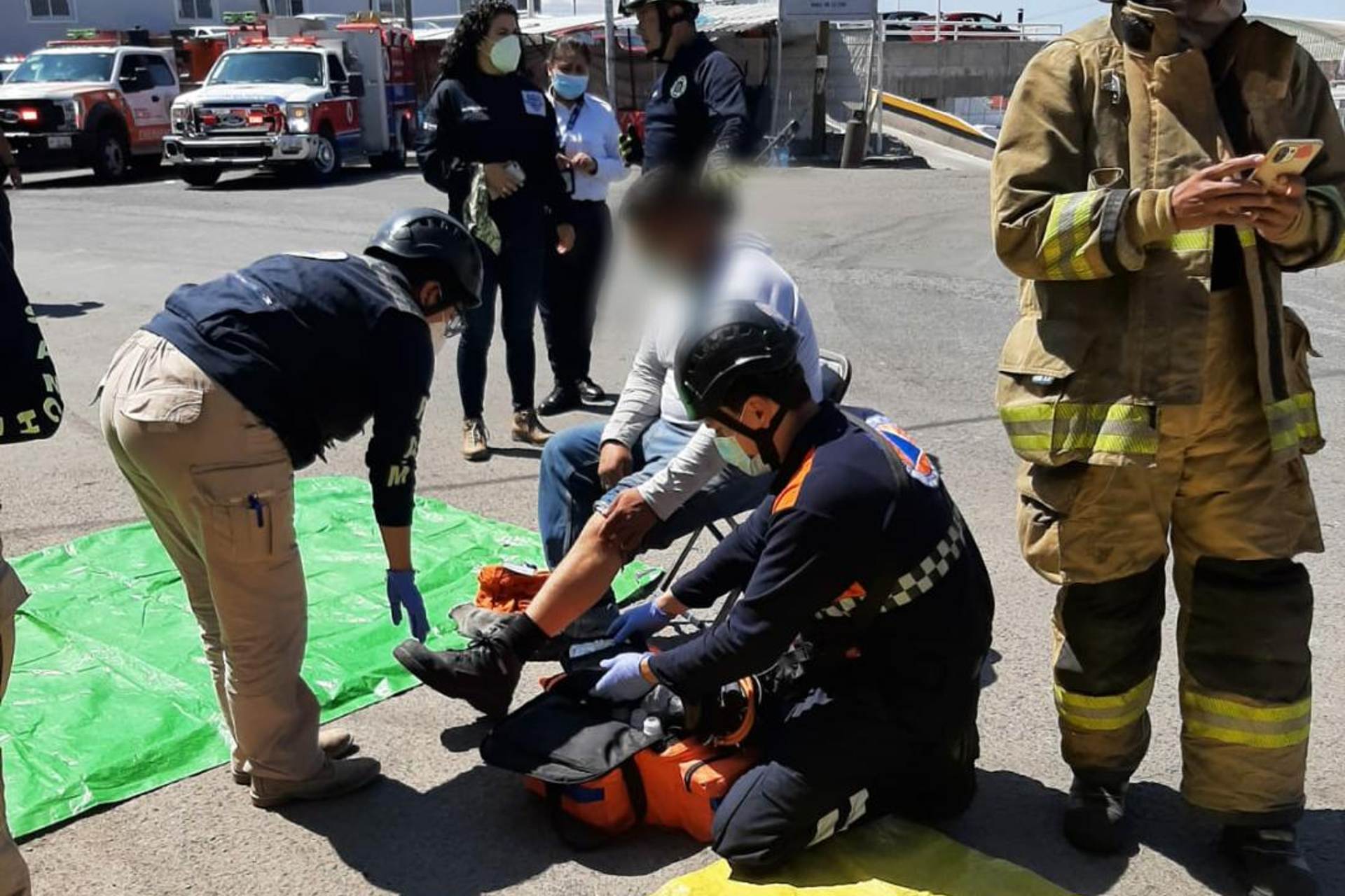 Explosión en fábrica de Puebla deja un muerto y nueve heridos