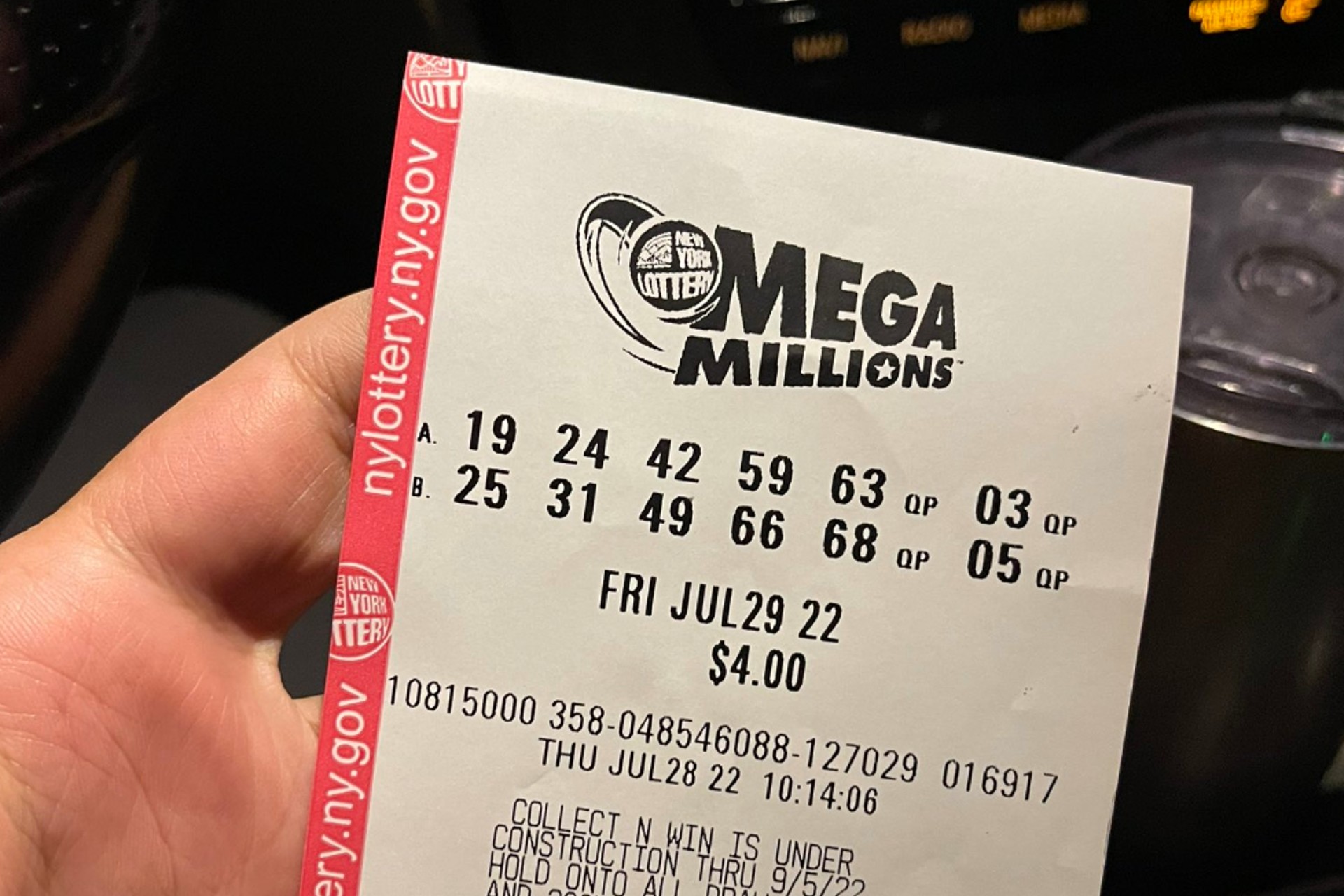 Persona en EE.UU. gana mil 280 millones de dólares en lotería Mega Millions Persona en EE.UU. gana mil 280 millones de dólares en lotería Mega Millions