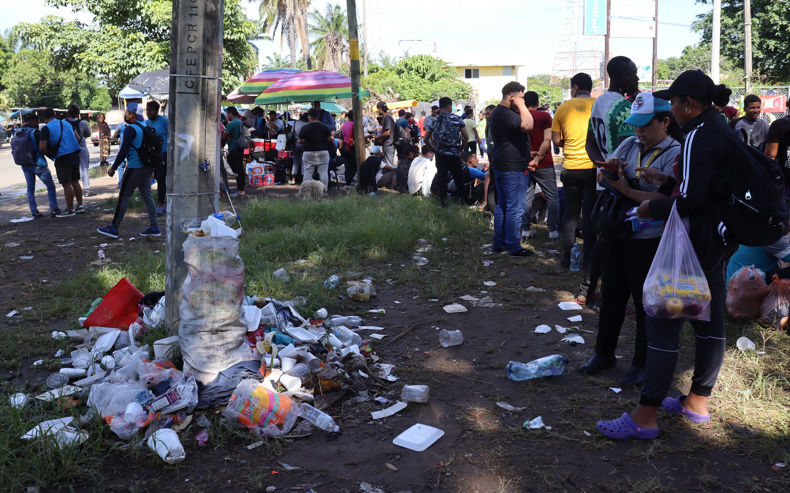 Denuncian condiciones insalubres de migrantes en frontera sur de México Denuncian condiciones insalubres de migrantes en frontera sur de México
