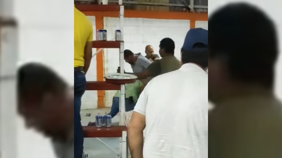 #Video Arman trifulca en pelea de gallos clandestina en Veracruz #Video Arman trifulca en pelea de gallos clandestina en Veracruz