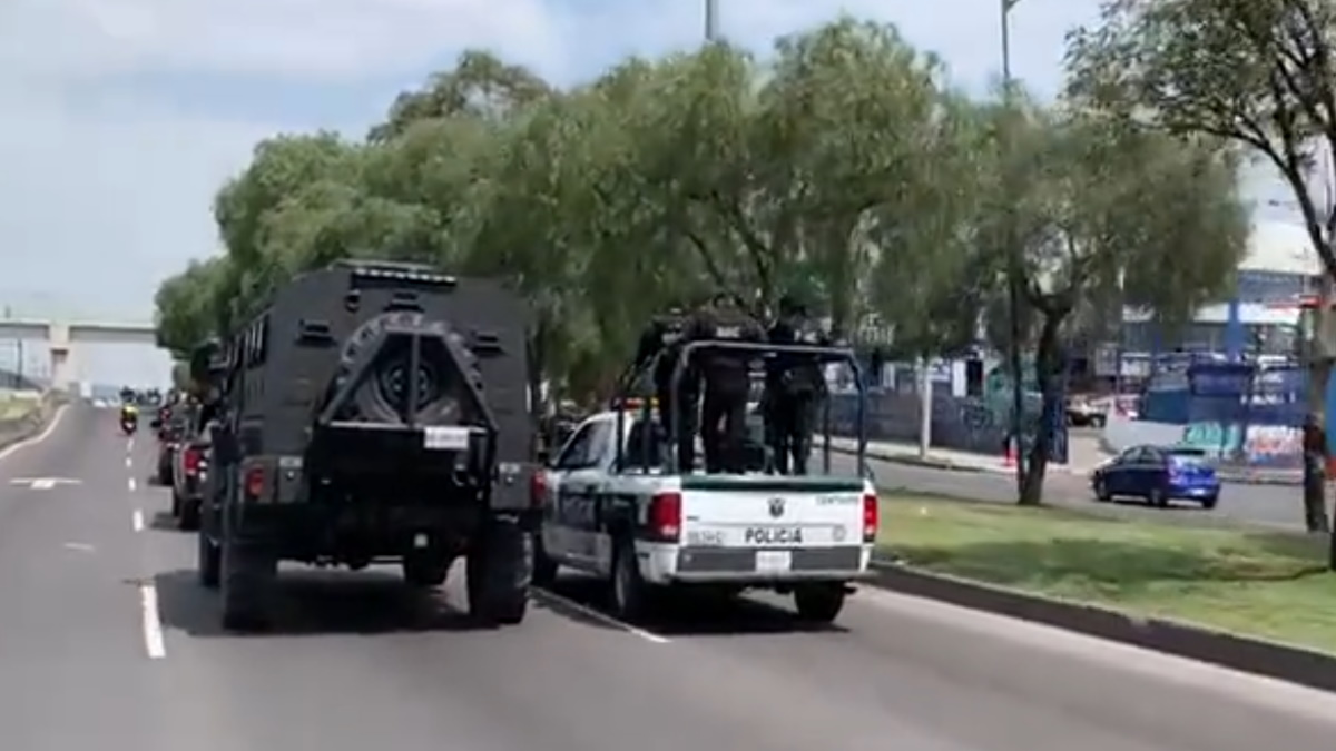 Trasladan a detenidos por enfrentamiento en Topilejo a Santa Martha Acatitla