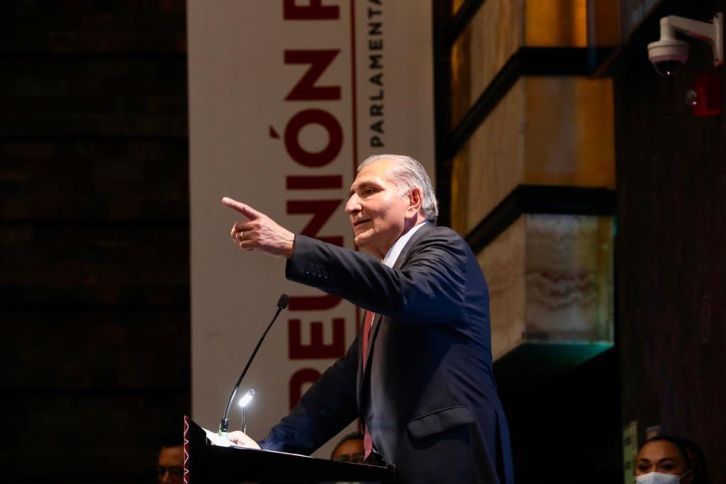 Adán Augusto López no participará en plenaria de Morena Adán Augusto López no participará en plenaria de Morena