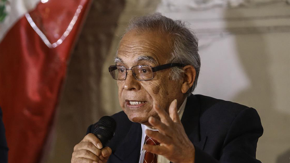 Presidente del Consejo de Ministros de Perú renuncia al cargo