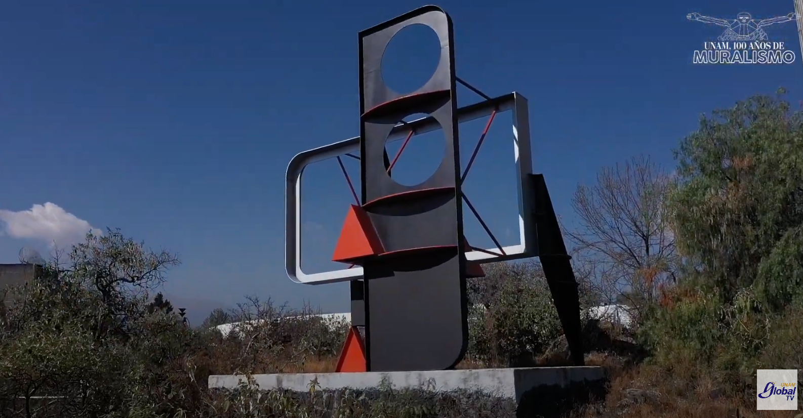 “El centro de las formas”, un mural hecho con tecnología y matemáticas