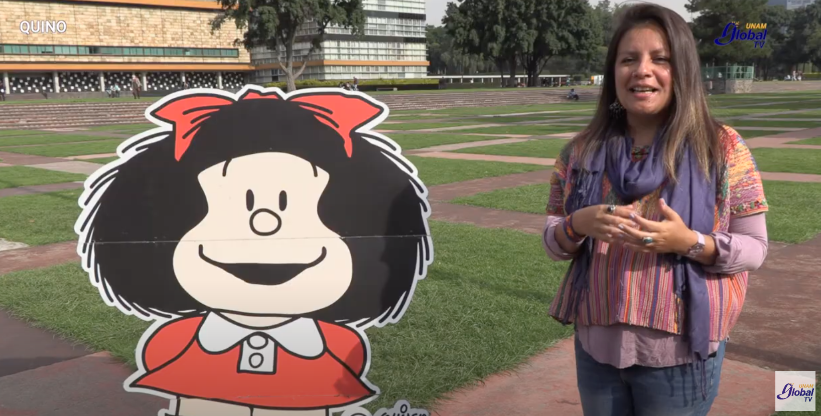 Mafalda visita la UNAM