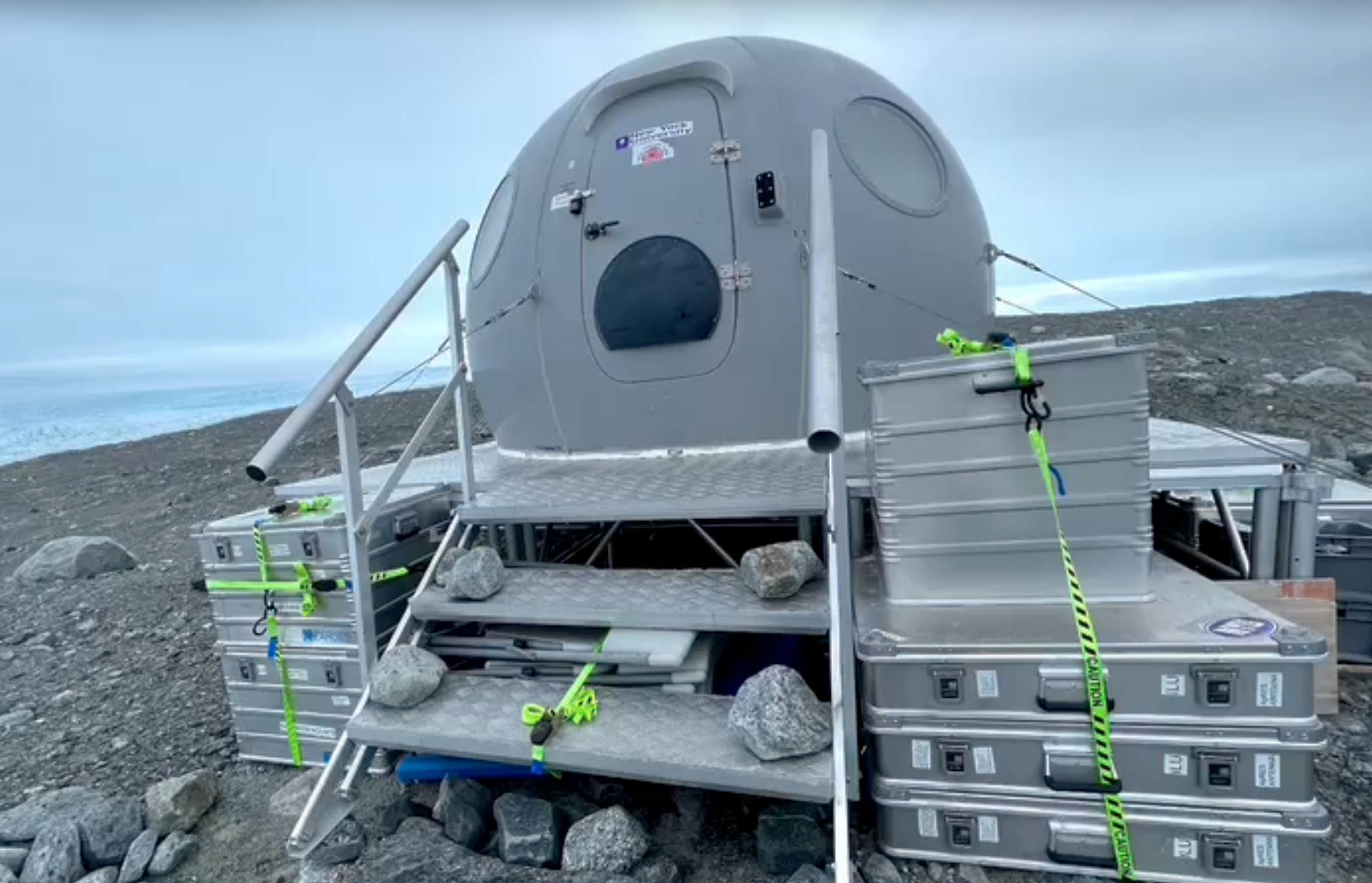 El iglú de cabina satelital, el más resistente del mundo El iglú de cabina satelital, el más resistente del mundo