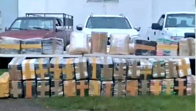 Aseguran en Chiapas casi una tonelada de cocaína Aseguran en Chiapas casi una tonelada de cocaína