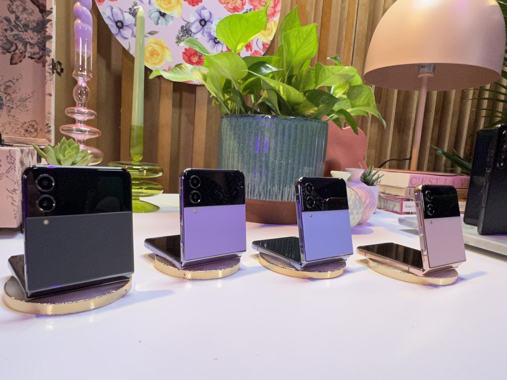 Samsung Galaxy Z Fold 4 y Galaxy Z Flip 4, los teléfonos plegables que buscarán adueñarse del mercado móvil - galaxy-flip-4-1024x768