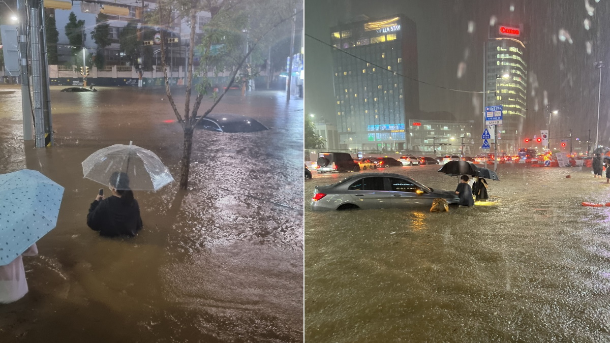 Heavy rains in 80 years left 7 dead in South Korea