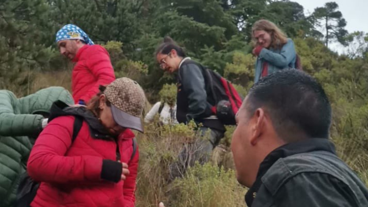 Localizan a 14 personas perdidas en el Ajusco