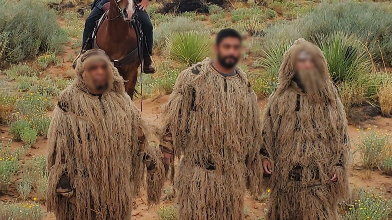 Descubren en Nuevo México a migrantes camuflados como ‘Chewbacca’