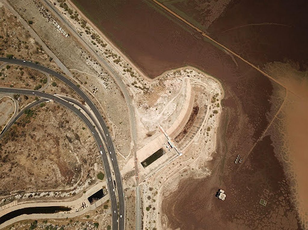 Sonora pasa de la sequía extrema a las inundaciones - presa-abelardo-l-rodriguez-en-sonora-durante-sequia-1024x764