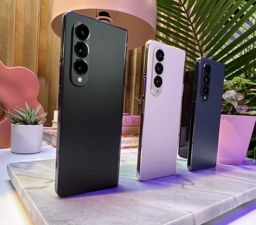 Samsung Galaxy Z Fold 4 y Galaxy Z Flip 4, los teléfonos plegables que buscarán adueñarse del mercado móvil - samsung-fold-4-1024x901