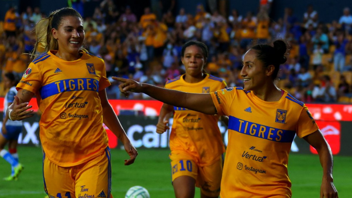 Tigres vence al Puebla con tres goles de Stephany Mayor