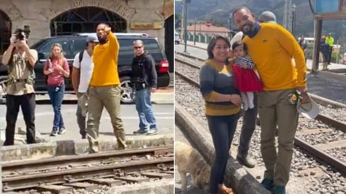 Will Smith visita pueblo de los Andes y alborota a la población