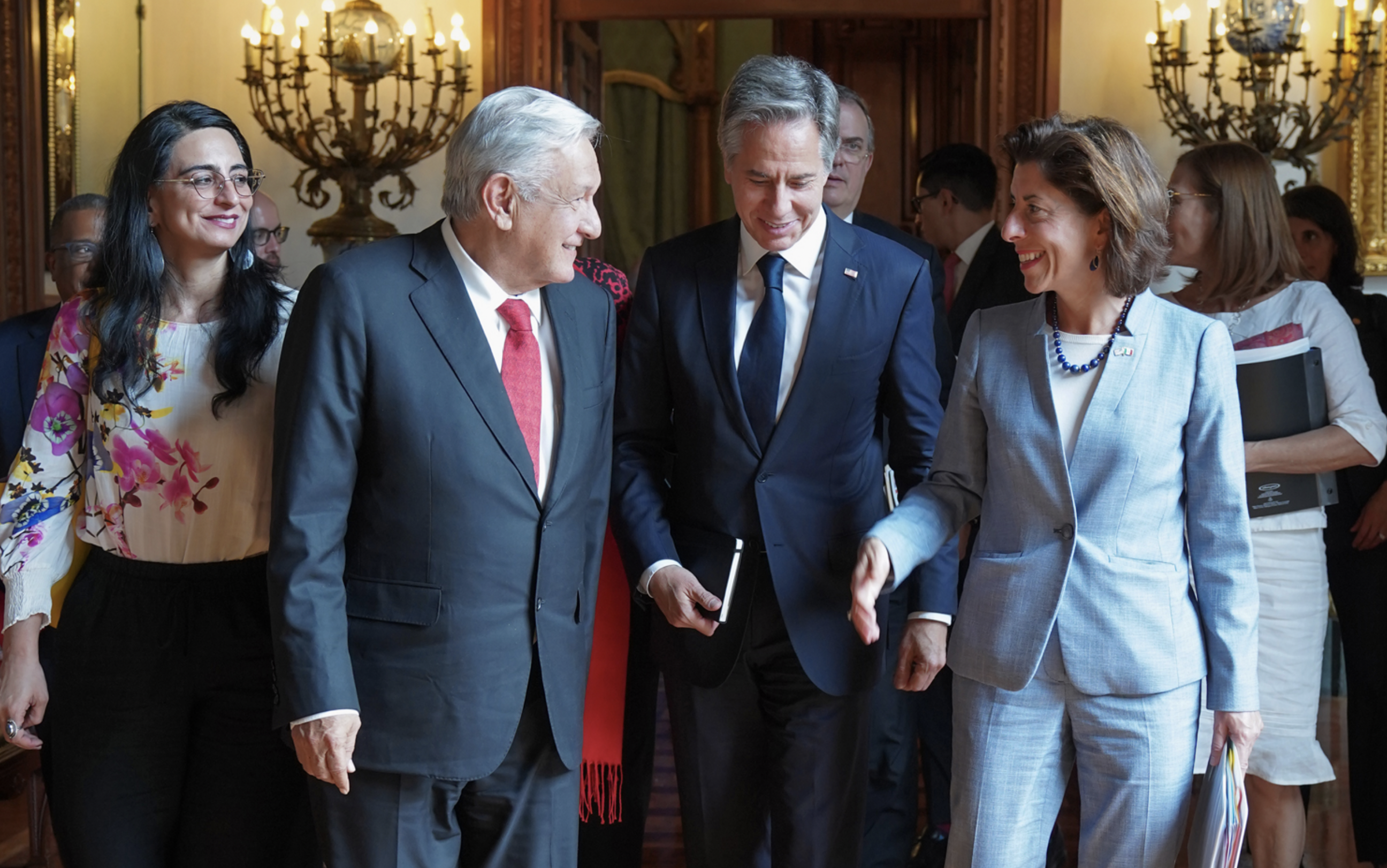 López Obrador califica como “productiva y amistosa” reunión con Blinken