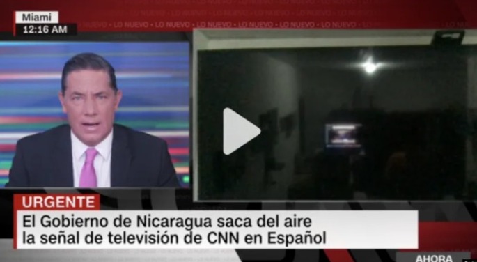 SIP condena el bloqueo de la señal de CNN en Español en Nicaragua