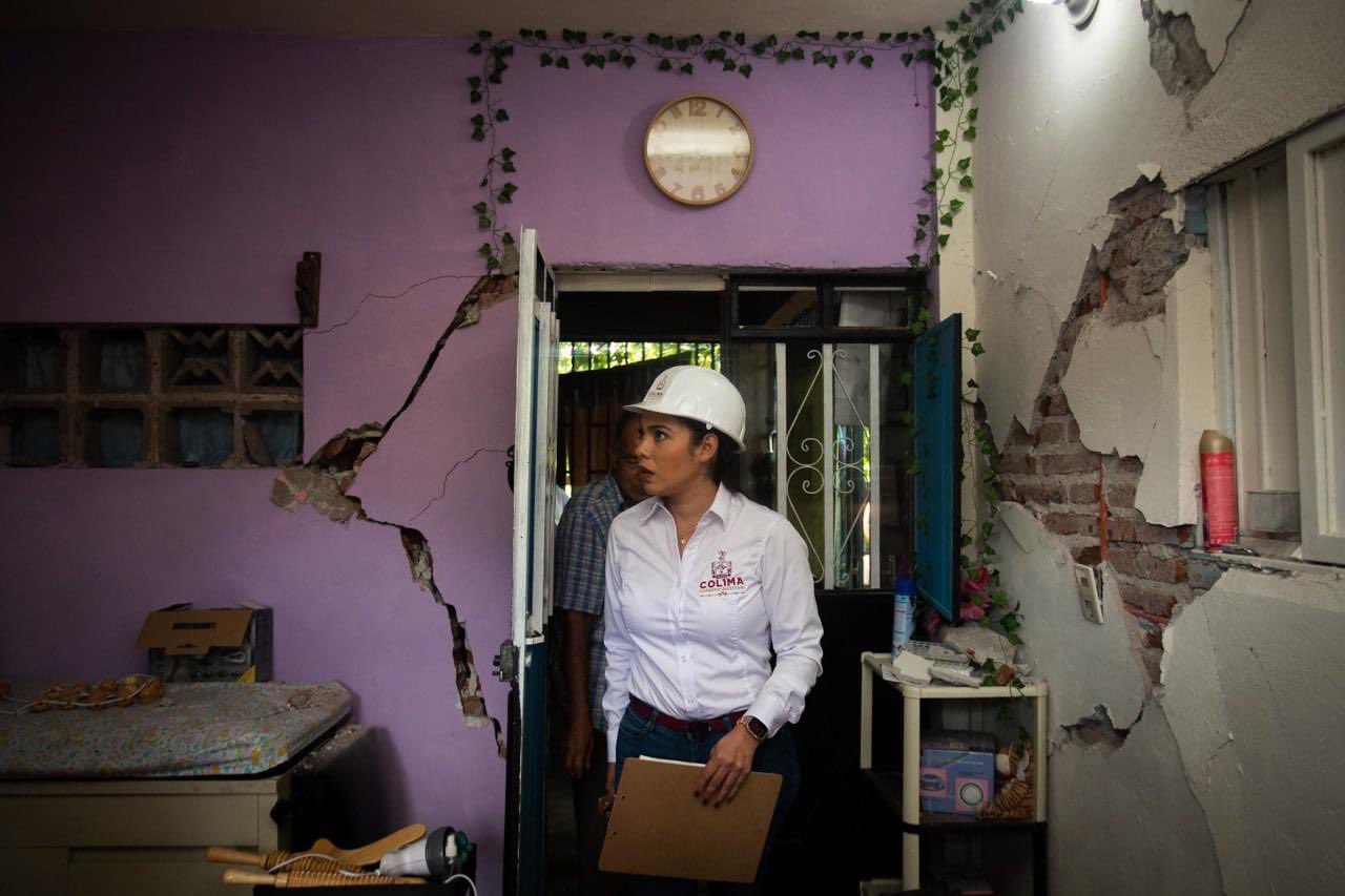 Colima registra más de 3 mil 500 viviendas afectadas tras sismos