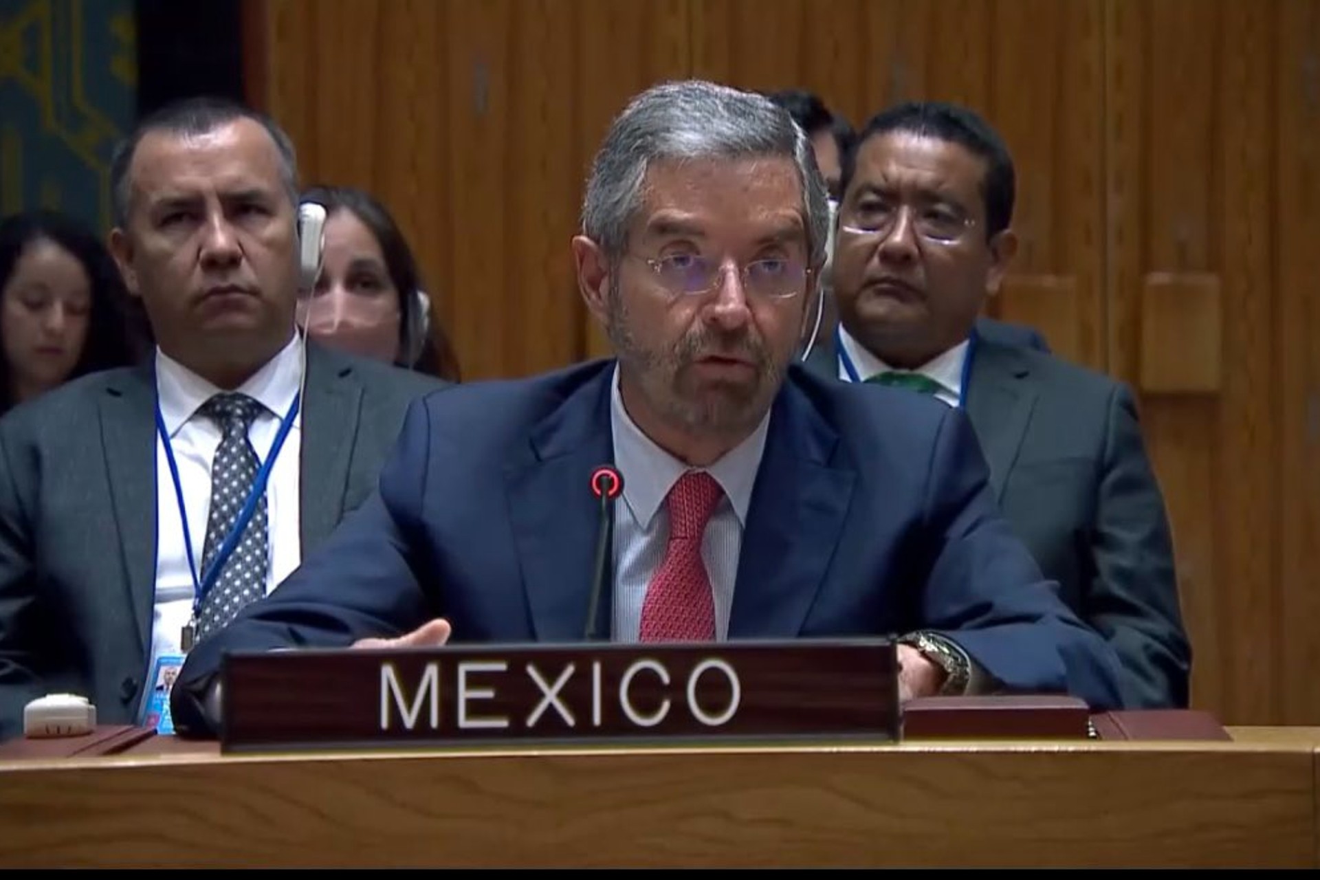 De la Fuente resalta importancia de salud mental en operaciones de paz en la ONU De la Fuente resalta importancia de salud mental en operaciones de paz en la ONU