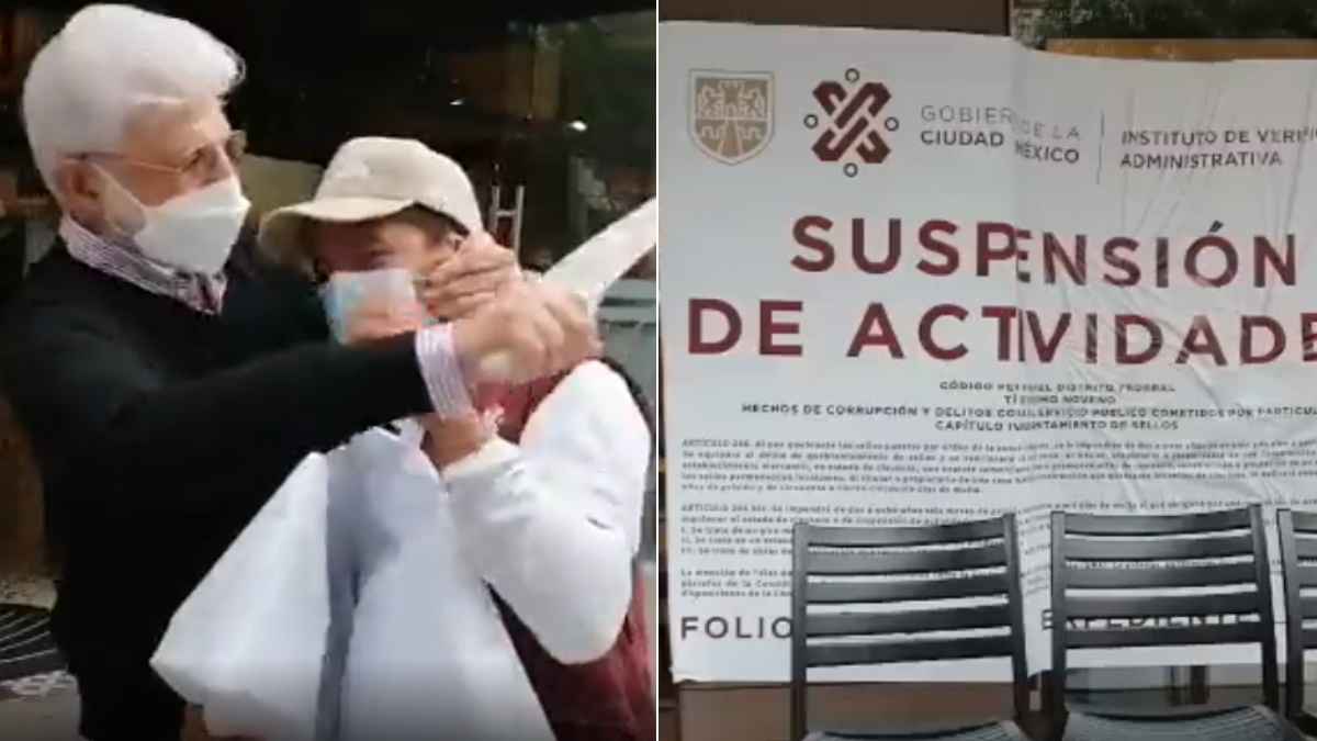 #Video Padre de Mauricio Tabe amenaza a personal del Invea con un cuchillo; ofrece disculpas
